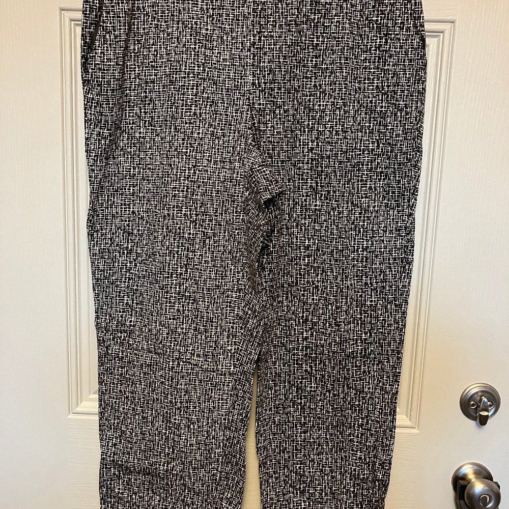 WOMEN'S SIZE 18 ALFRED DUNNER ELASTIC WAIST COTTON POLY SPANDEX SLACKS